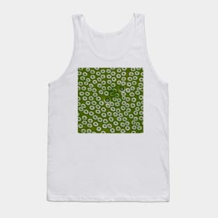 Diatom - Cyclostephanos from Lake Malawi (pea green) Tank Top